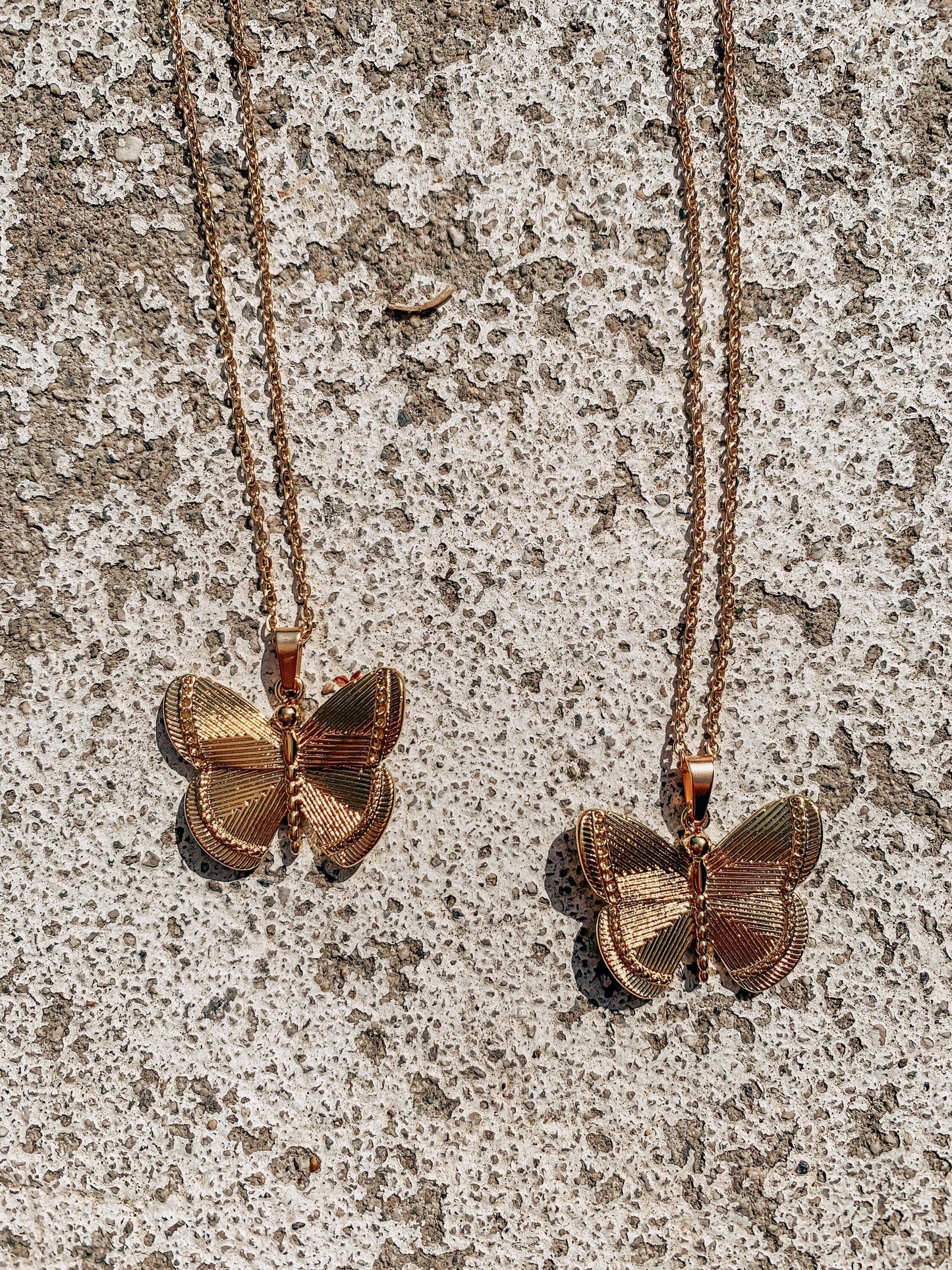 Butterfly necklace/stainless steel butterfly necklace, stainless steel necklace